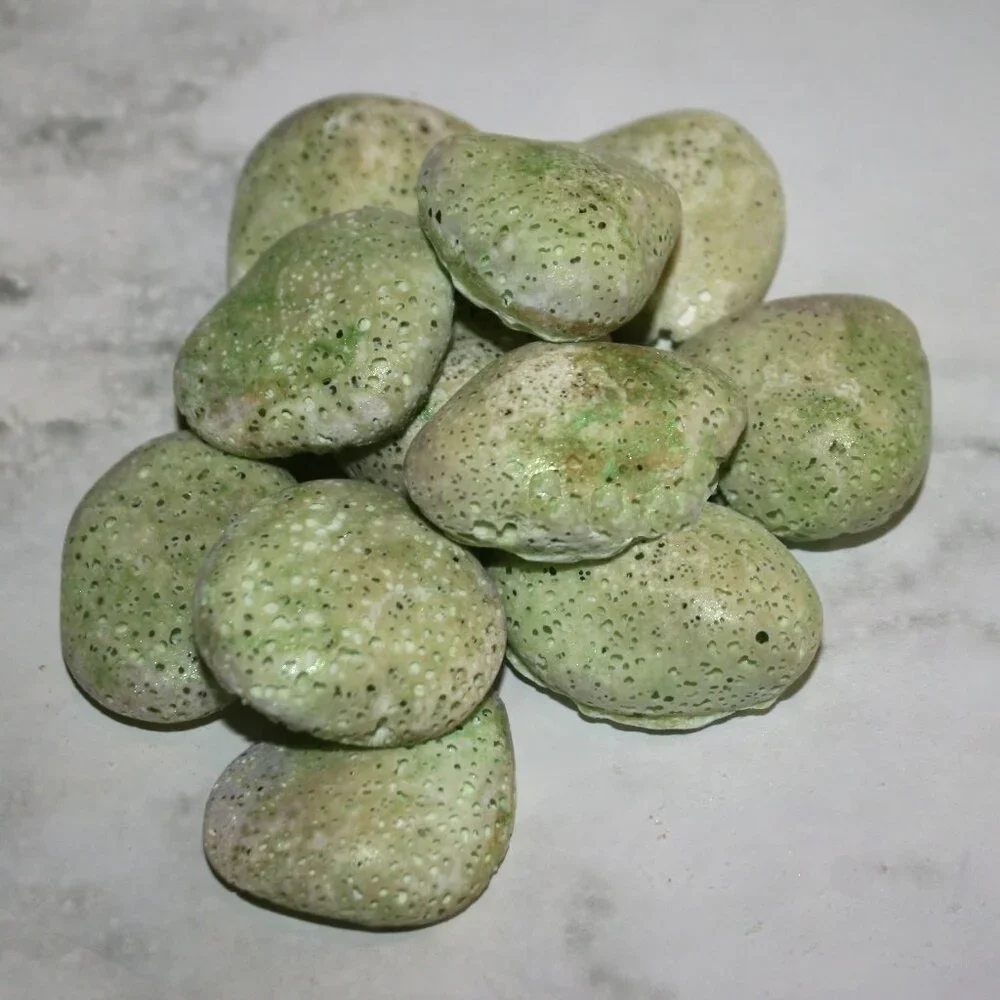 HAND CRAFTED 2 Patchouli Aroma Stones Aromatherapy Essential Oil Diffuser Pair